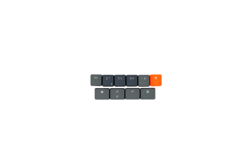 Keychron K5 SE Keychron LP Red Kabel & Trådlös Gateron Red Nordic