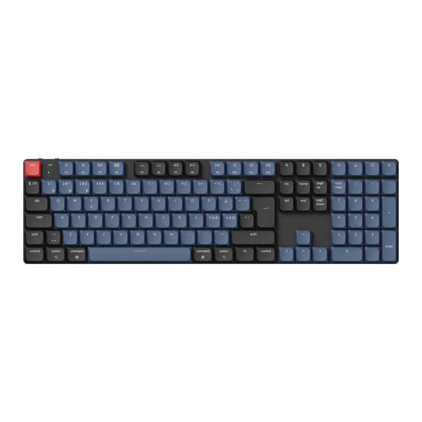Keychron K5 Pro Gateron LP Brown Langallinen & langaton Gateron Brown Pohjoismainen