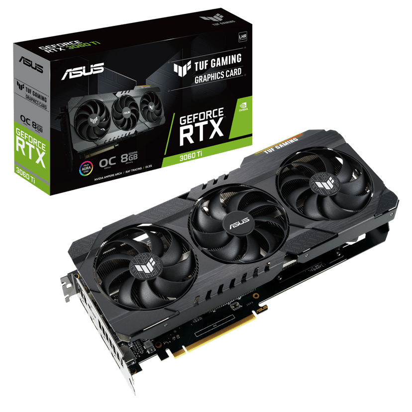 ASUS GeForce RTX 3060 Ti TUF GAMING OC V2 8GB (Refurbished) 8GB