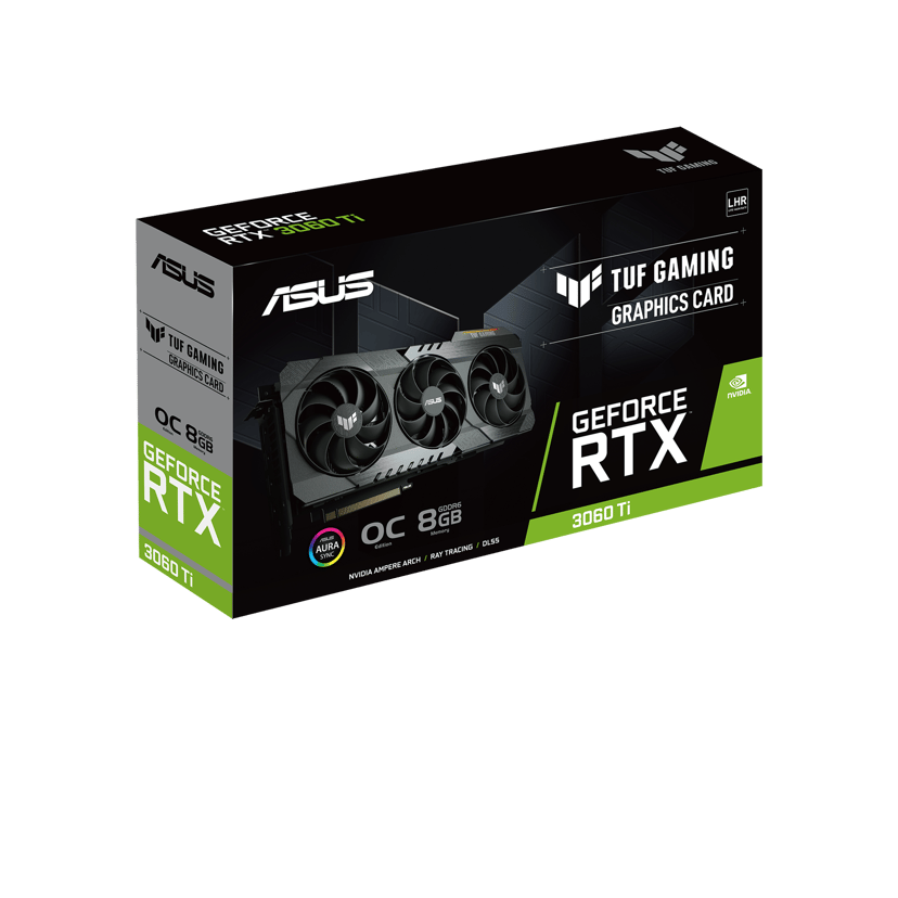ASUS GeForce RTX 3060 Ti TUF GAMING OC V2 8GB (Refurbished) 8GB