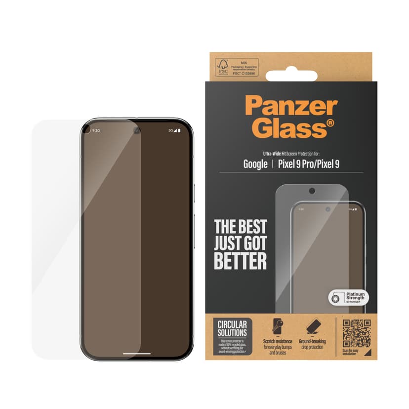Panzerglass Ultra-Wide Fit Google Pixel 9, Google Pixel 9 Pro