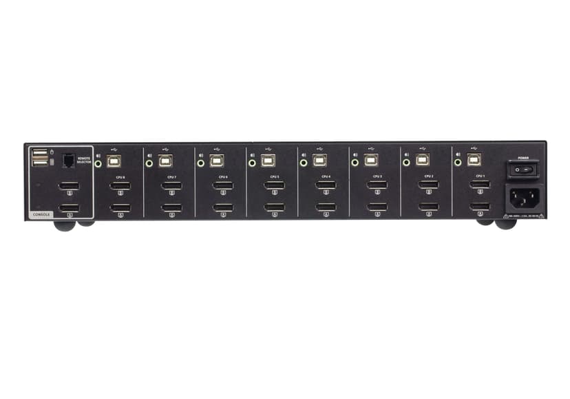 Aten CS1148DP4-AT-G KVM-bryter Rack-montering Sort