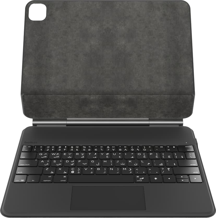 Belkin Magnetic Keyboard Folio iPad Air 13" (2024), iPad Pro 12.9" 3rd gen, iPad Pro 12.9" 4th gen, iPad Pro 12.9" 5th gen, iPad Pro 12.9" 6th gen Nordisk Sort