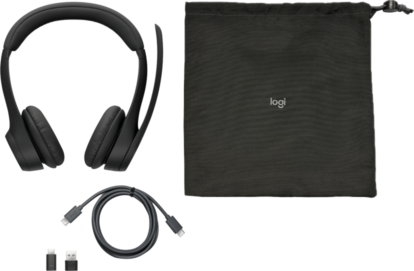 Logitech Zone 305 Teams + Receiver Musta