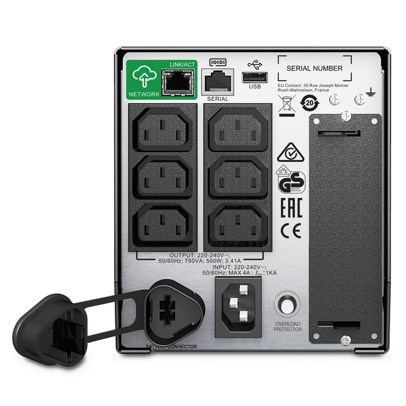 APC Smart-UPS SMT750IC LCD 230V Med SmartConnect