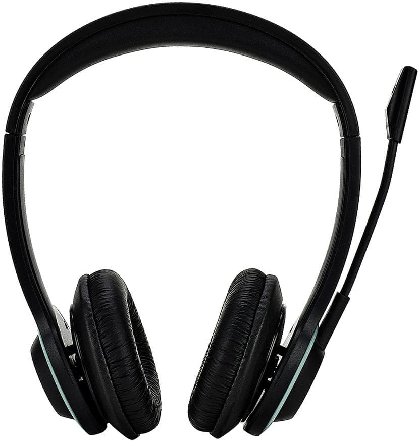 Voxicon Headset HM755U-C with USB-C USB Type-C Marineblauw , Zwart
