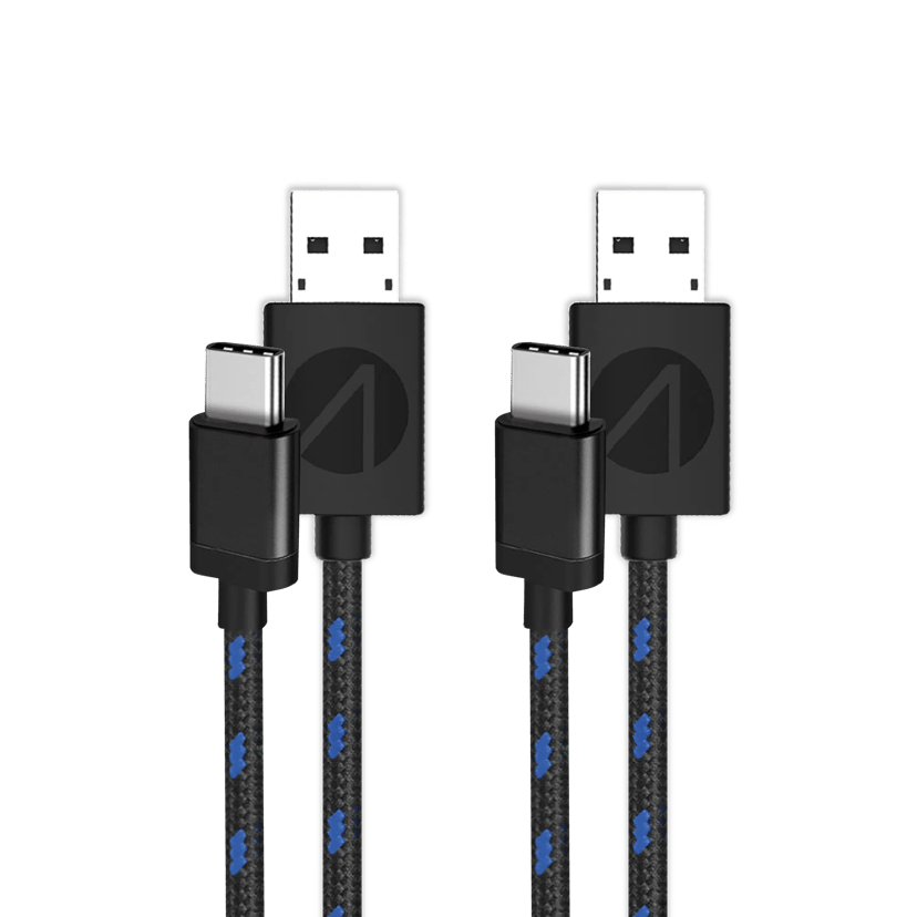 STEALTH Twin Play & Charge Cables USB-A - USB-C 3m - PS5