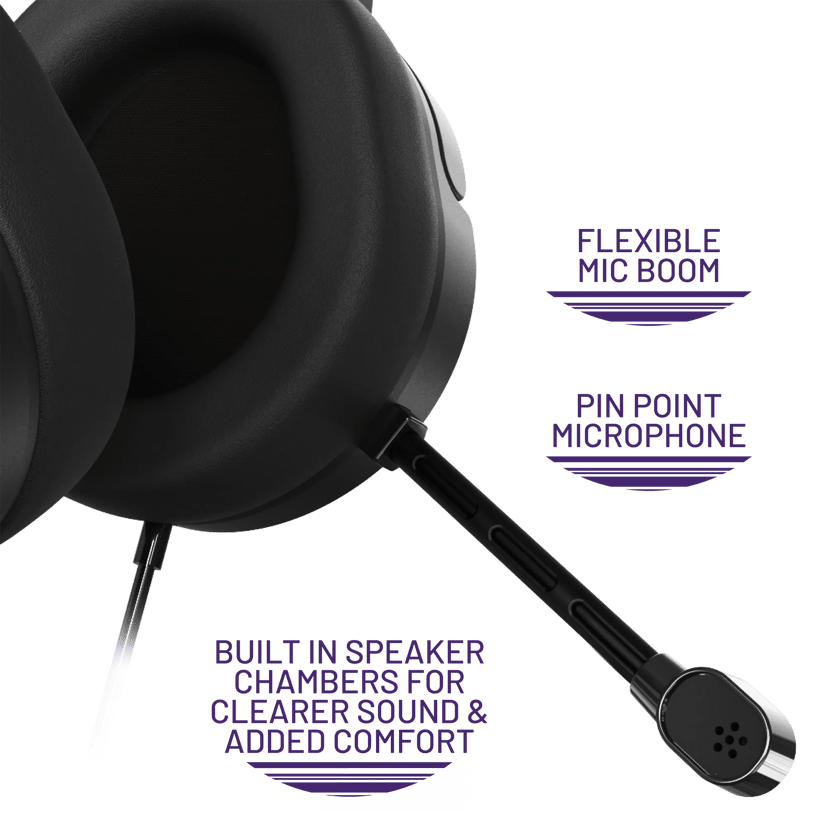 STEALTH XP-Panther Gaming Headset Musta