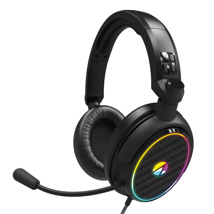 STEALTH Light Up Gaming Headset Stereo Svart