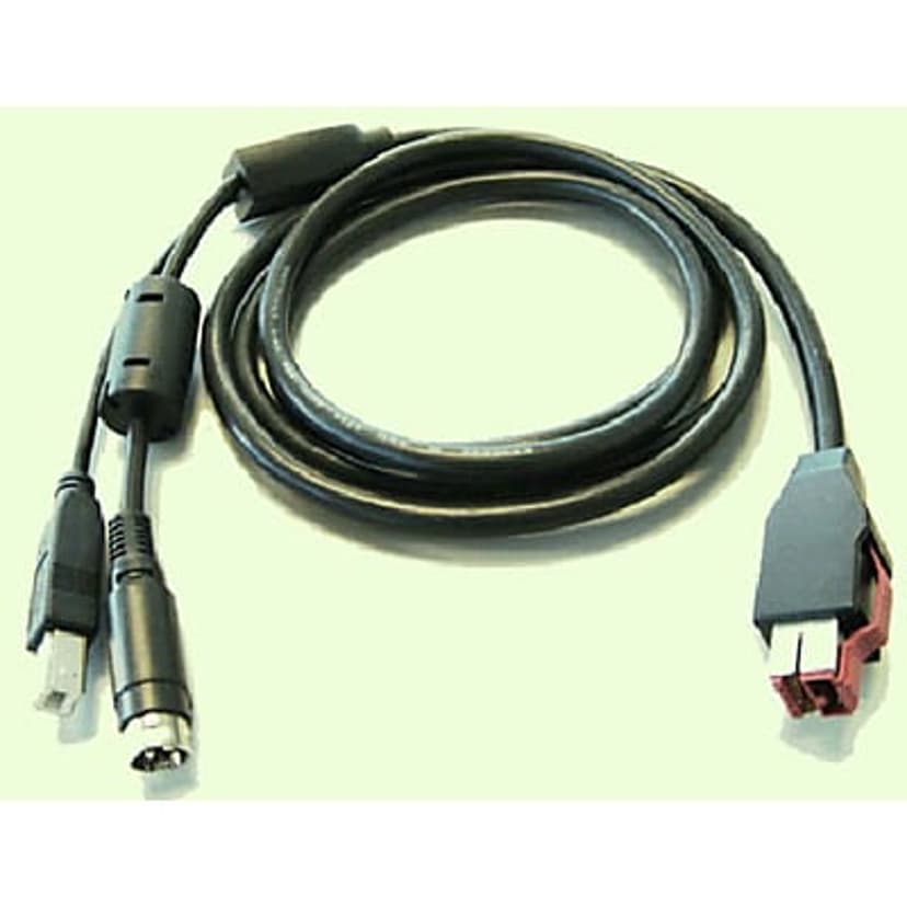HP PoweredUSB cable Zwart