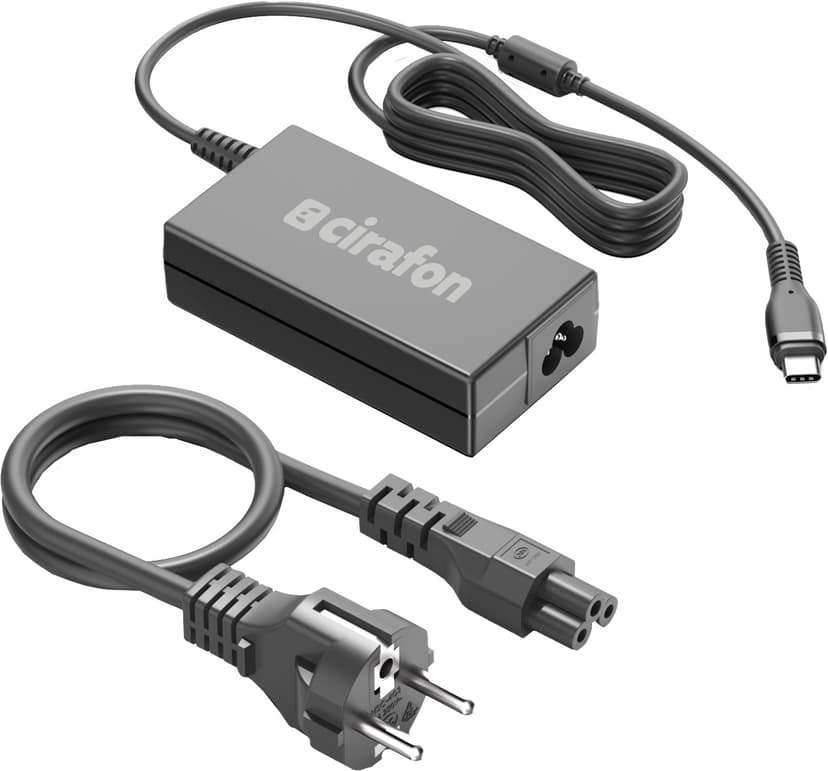 Cirafon Power Adapter USB-C 65W Slim 65W