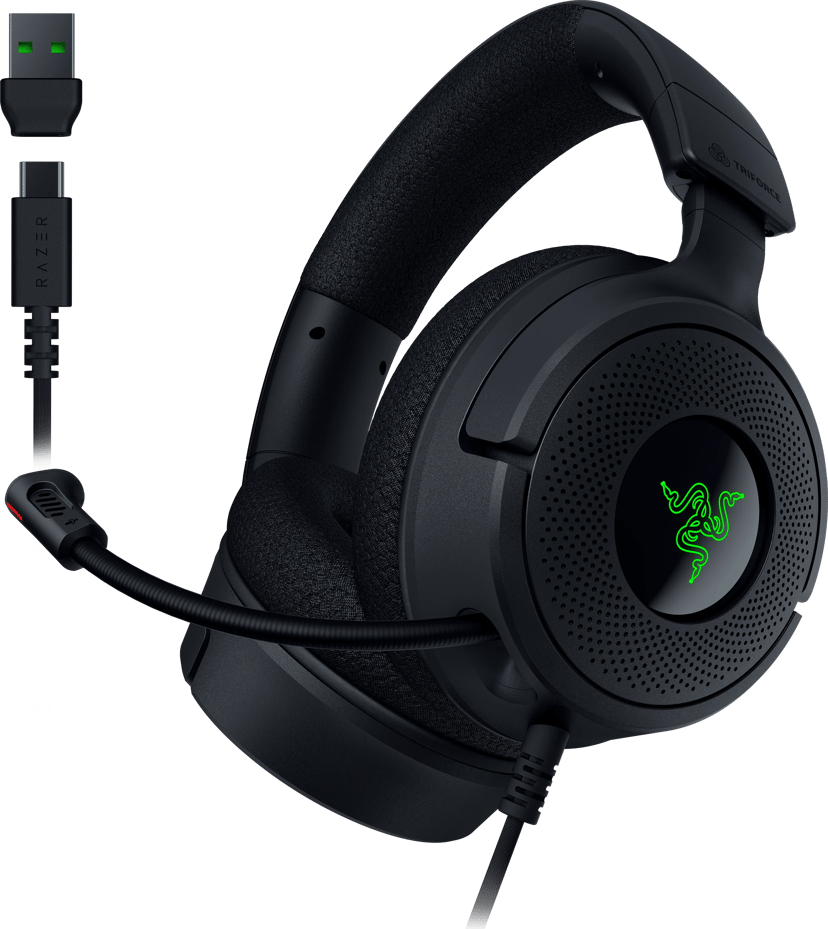 Razer Kraken V4 X Gaming Headset USB Type-A / USB Type-C Svart