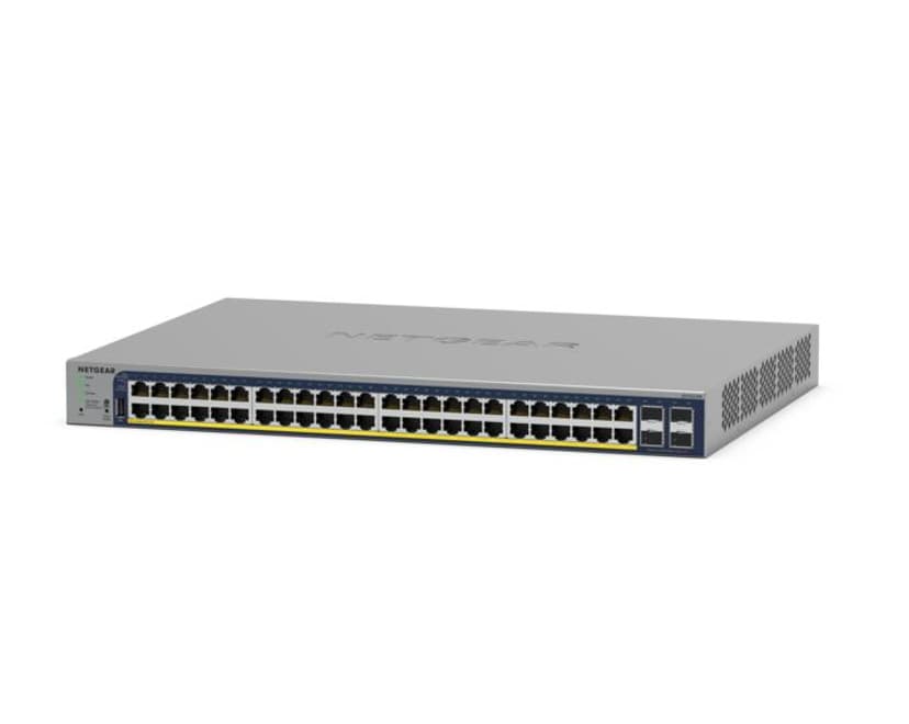 Netgear GS728TP Hallittu L2/L3/L4 Gigabit Ethernet (10/100/1000) Power over Ethernet -tuki Harmaa