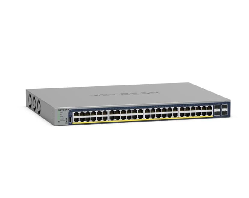 Netgear GS728TP Håndtert L2/L3/L4 Gigabit Ethernet (10/100/1000) Strøm over Ethernet (PoE) Grå