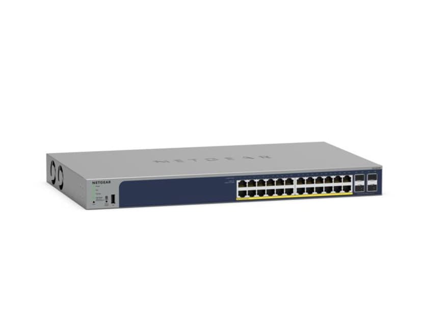 Netgear GS728TPP Håndtert L2/L3/L4 Gigabit Ethernet (10/100/1000) Strøm over Ethernet (PoE) Grå