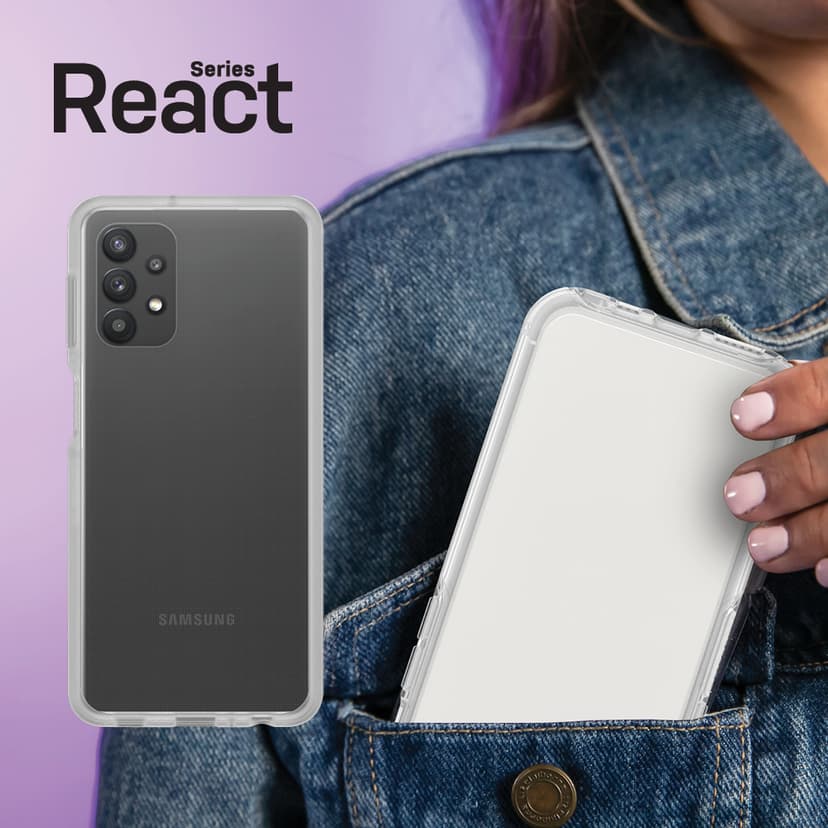 Otterbox React Series Samsung Galaxy A32 5G Transparent