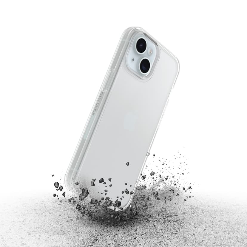 Otterbox Symmetry Clear iPhone 13, iPhone 14, iPhone 15 Läpinäkyvä