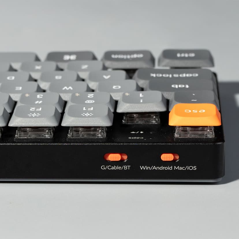 Keychron K1 Max - Low profile Gateron Brown Kablet og trådløst Gateron Low Profile 2.0 Brown Nordisk