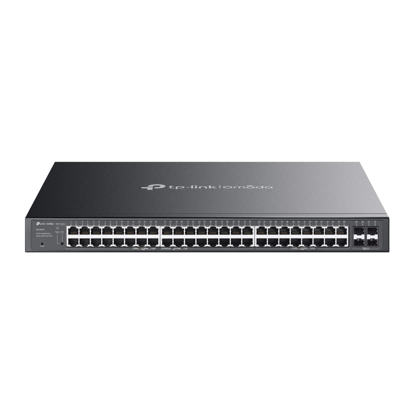 TP-Link Omada SG2452LP nätverksswitchar hanterad L2/L2+ Gigabit Ethernet (10/100/1000) Strömförsörjning via Ethernet (PoE) stöd 1U Svart