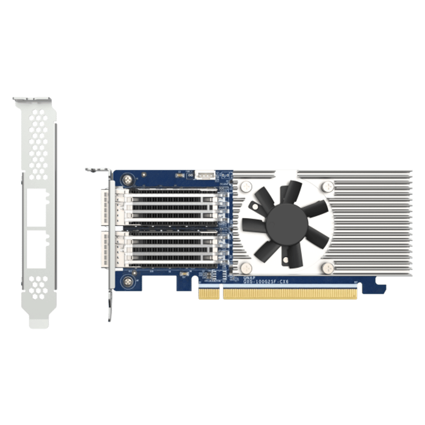 QNAP Network Adapter 2x100GE QSFP28 With Mellanox ConnectX-6 DX