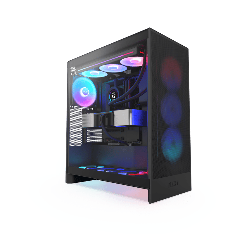 NZXT H7 Flow RGB (2024) Midi Tower Svart
