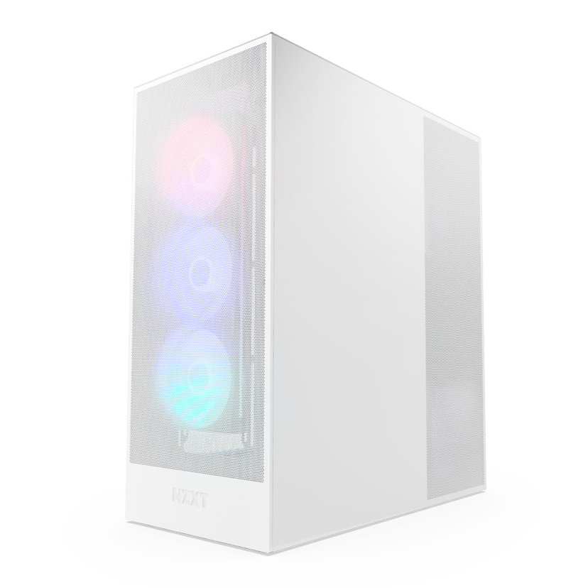 NZXT H7 Flow RGB (2024) Midi Tower Valkoinen