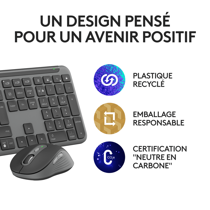 Logitech Signature Slim Combo MK950 for Business Draadloos US International
