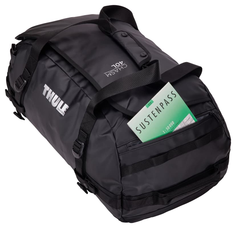 Thule Chasm TDSD302 Black duffeltas 40 l Polyester Zwart