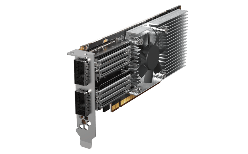 QNAP Network Expansion Card 2x100GE QSFP28 Med Intel E810