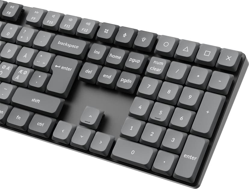 Keychron K5 Max - Low profile Gateron Brown Langallinen & langaton Gateron Low Profile 2.0 Brown Pohjoismainen