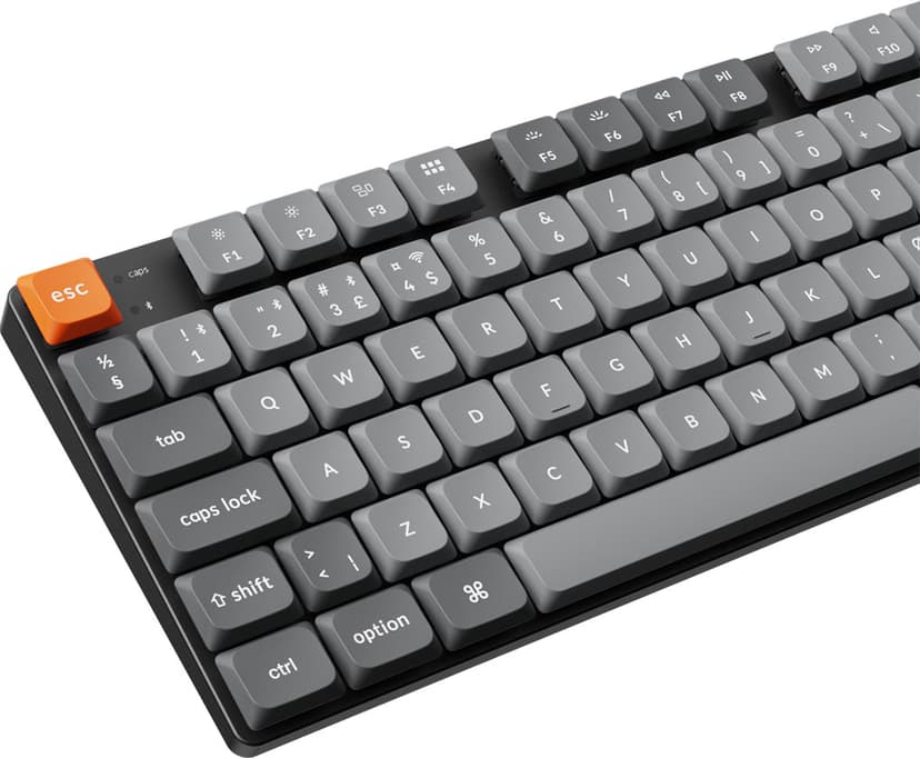Keychron K5 Max - Low profile Gateron Brown Langallinen & langaton Gateron Low Profile 2.0 Brown Pohjoismainen
