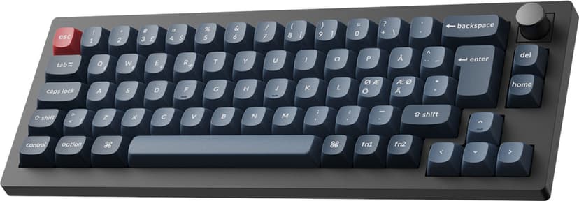 Keychron V2 Max - Gateron Jupiter Red Trådbunden och trådlös Gateron Jupiter Red Nordisk
