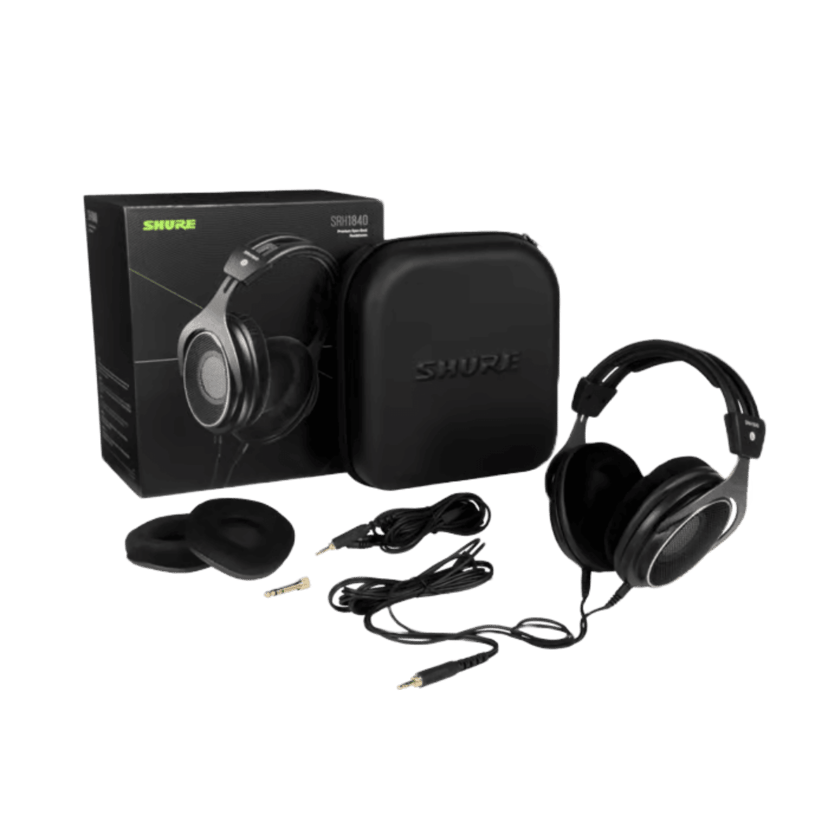 Shure SRH1840 Premium åpne hodetelefoner Studio/HiFi Sort
