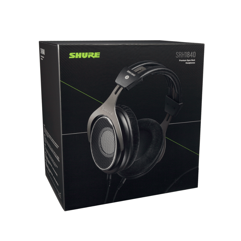 Shure SRH1840 Premium åpne hodetelefoner Studio/HiFi Sort