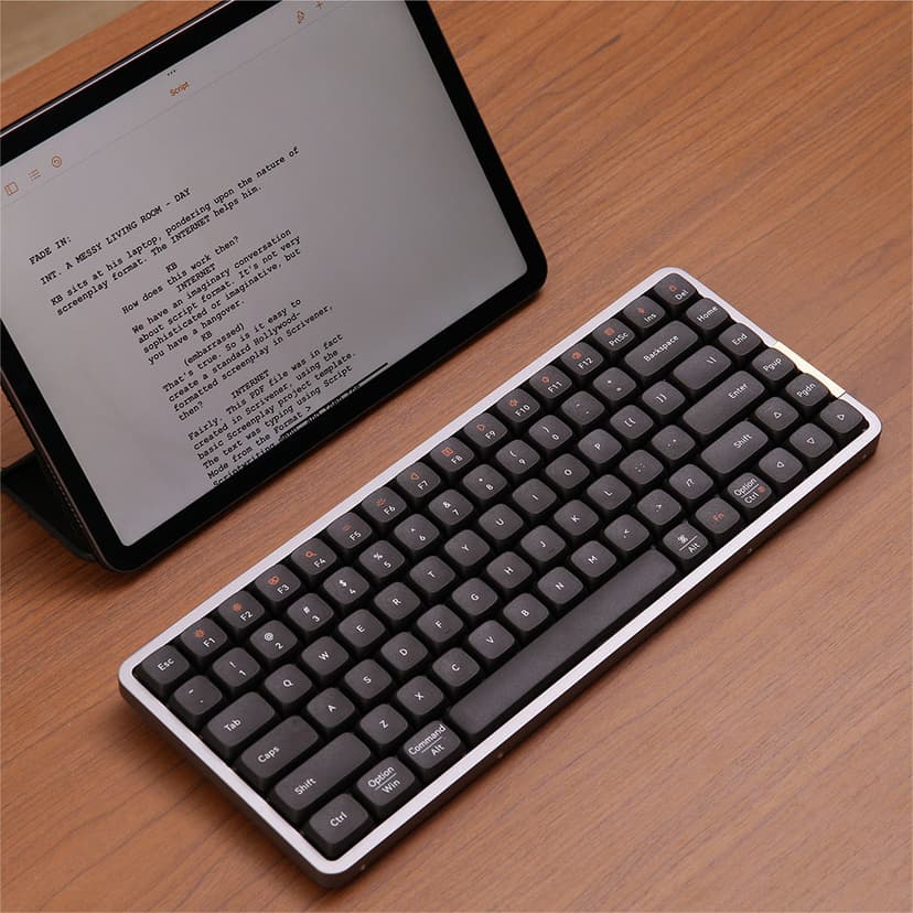 Lofree FLOW84 - Kailh Phantom Low-profile Trådbunden och trådlös Lofree × Kailh Phantom Low-profile Nordisk