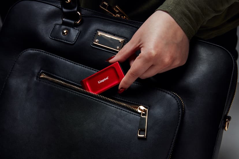 Kingston XS1000 1TB Portable SSD USB Type-C Punainen