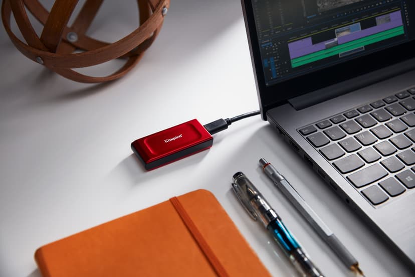 Kingston XS1000 1TB Portable SSD USB Type-C Rood