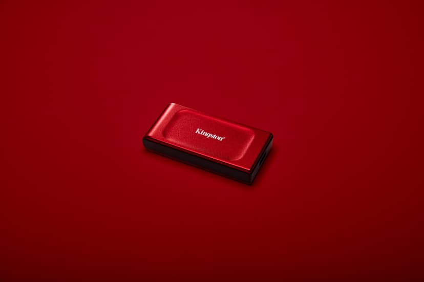 Kingston XS1000 1TB Portable SSD USB Type-C Rood