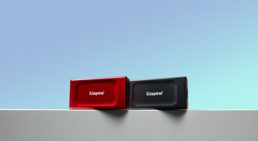 Kingston XS1000 1TB Portable SSD USB-C Rød