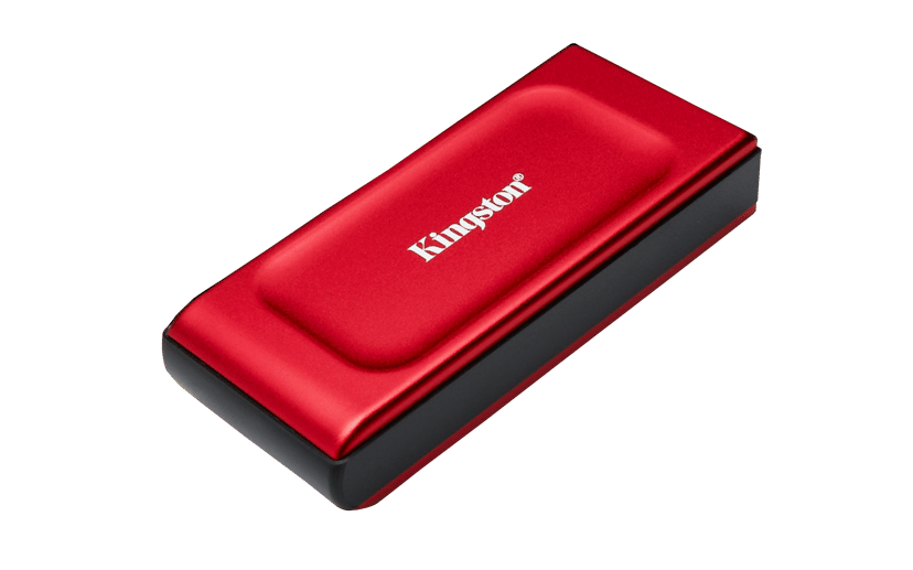 Kingston XS1000 1TB Portable SSD USB-C Rød