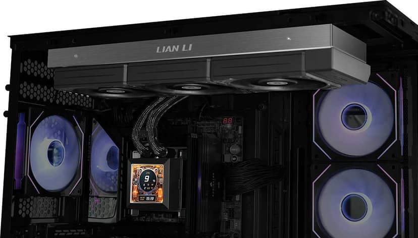 Lian-Li Hydroshift LCD 360S AiO væskekjøler Svart