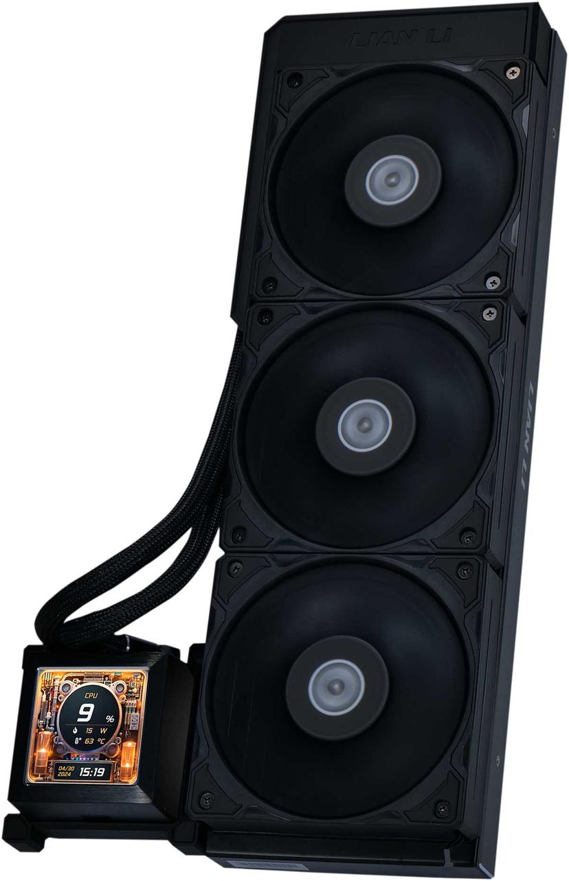 Lian-Li Hydroshift LCD 360S AiO vattenkylare Svart