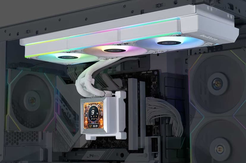 Lian-Li Hydroshift LCD 360R AiO vattenkylare Vit