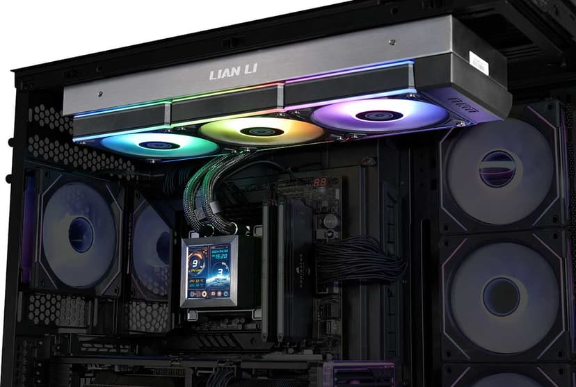 Lian-Li Hydroshift LCD 360R AiO -nesteenjäähdytin Musta