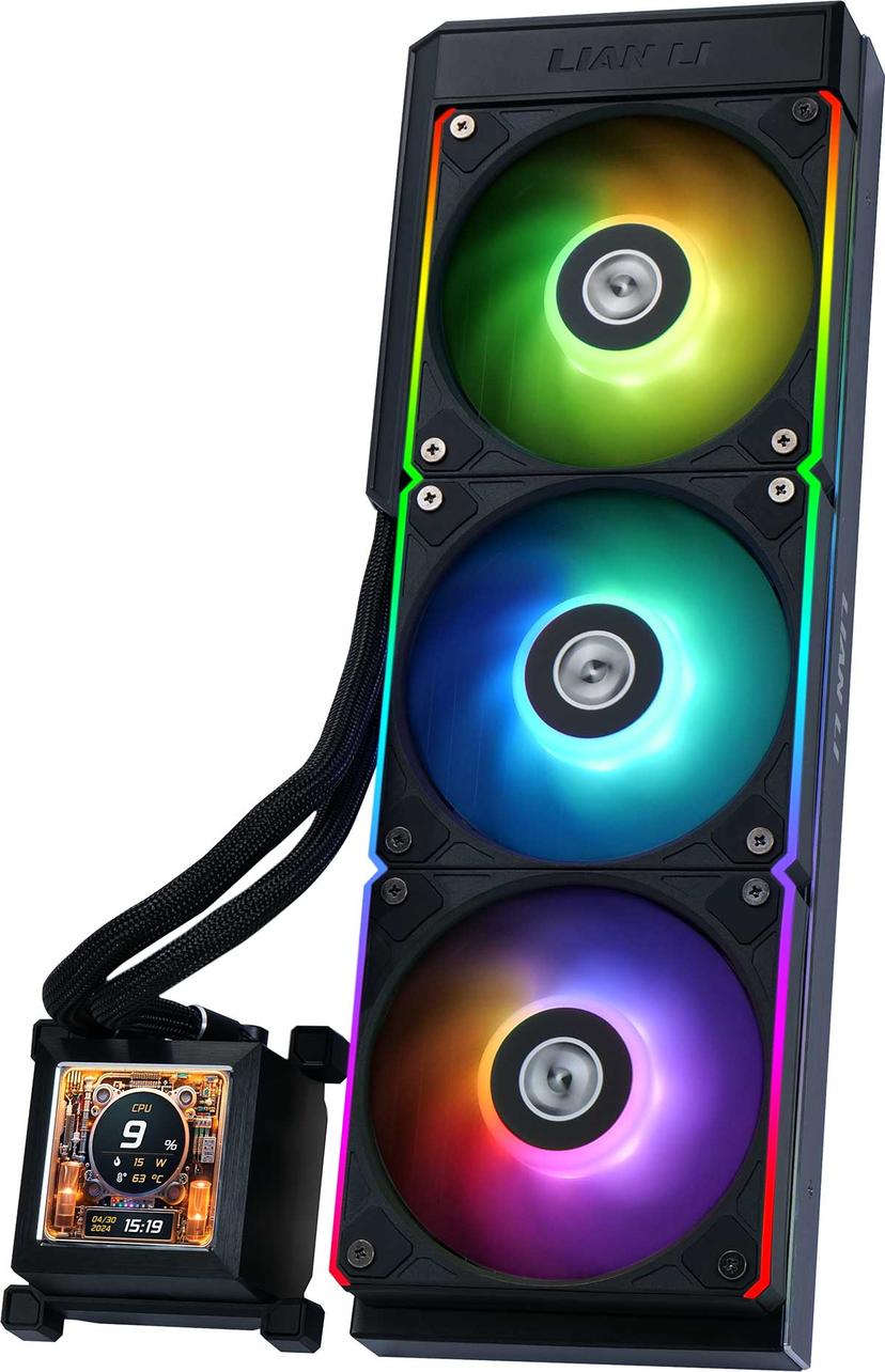 Lian-Li Hydroshift LCD 360R AiO -nesteenjäähdytin Musta
