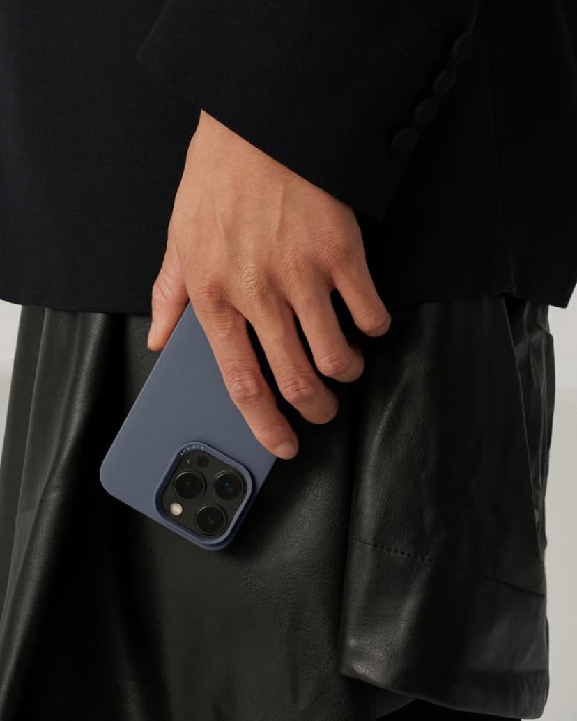 Nudient Thin Case MagSafe iPhone 15 Sininen