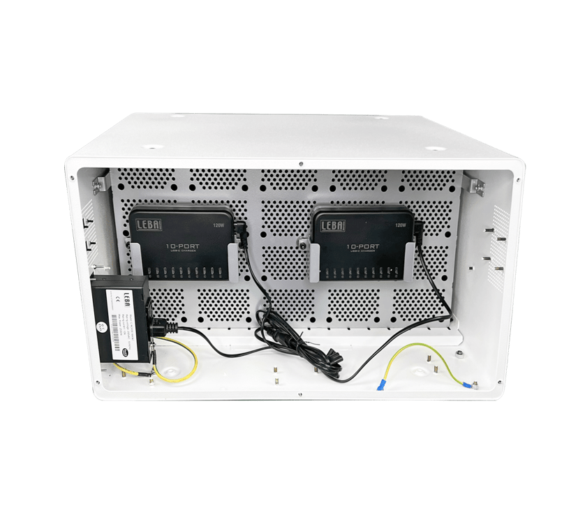 Leba Laddare USB-C Notecharge 10-Port 120W Svart 1.5m
