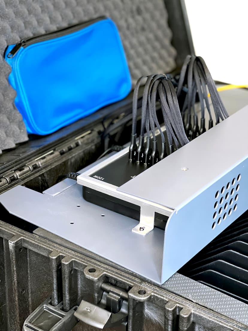 Leba Laddare USB-C Notecharge 10-Port 120W Svart 1.5m