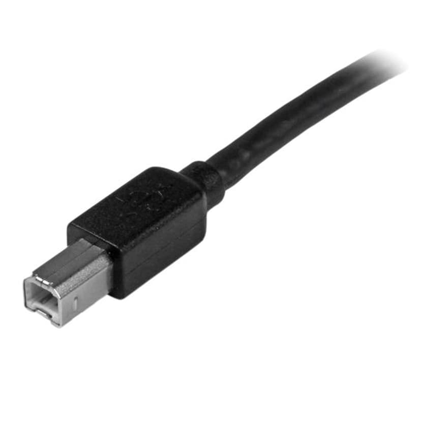 Startech Active USB 2.0 M/M 15m USB-A USB-B Aluminium, Svart