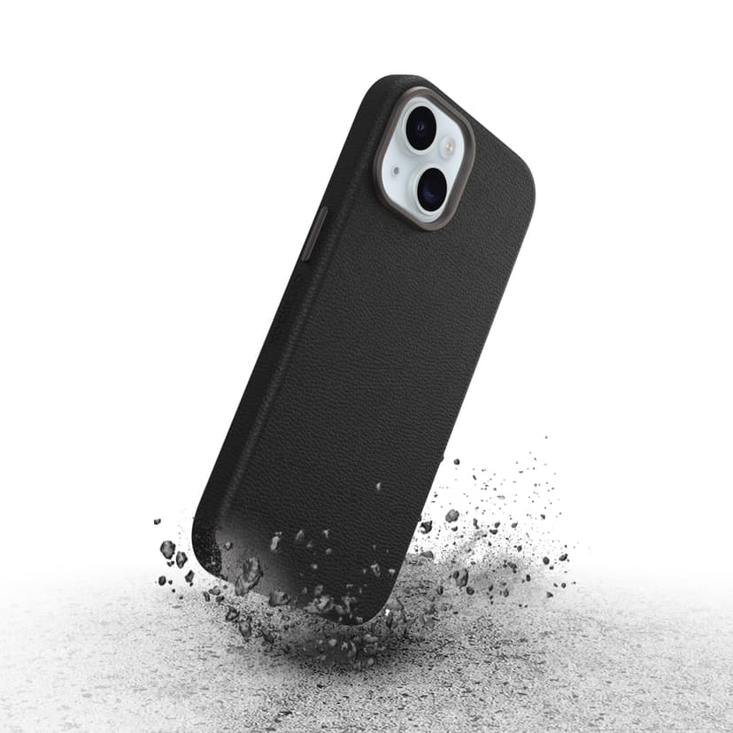 Otterbox Symmetry Series Cactus Leather MagSafe iPhone 15 Svart